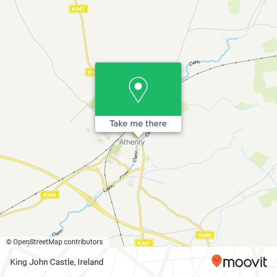 King John Castle map
