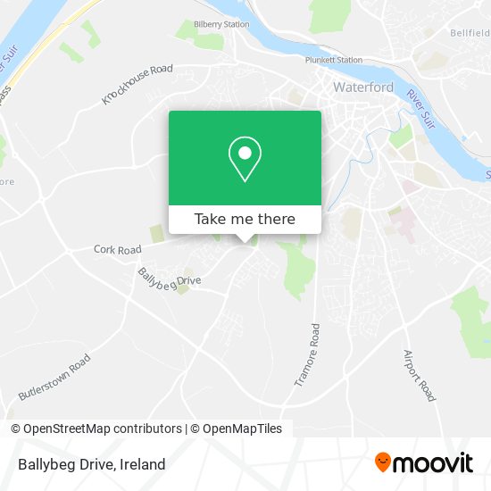 Ballybeg Drive map