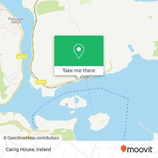 Carrig House map