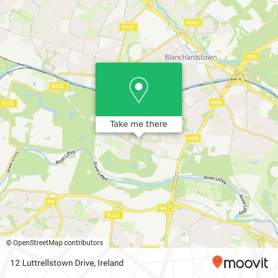 12 Luttrellstown Drive map