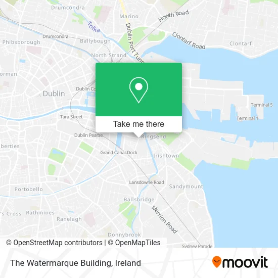 The Watermarque Building map