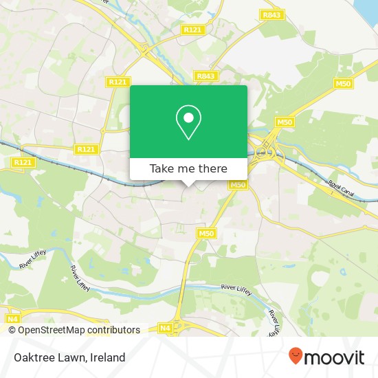 Oaktree Lawn map