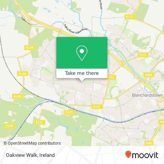 Oakview Walk map