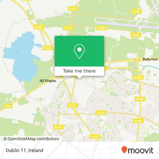 Dublin 11 map