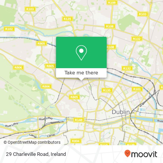 29 Charleville Road map