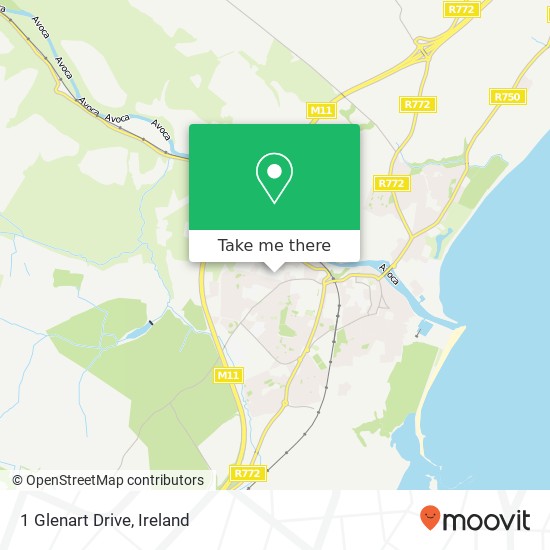 1 Glenart Drive map