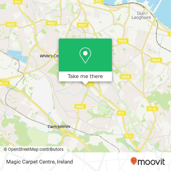 Magic Carpet Centre map