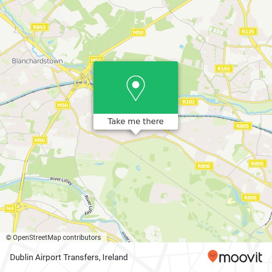 Dublin Airport Transfers map