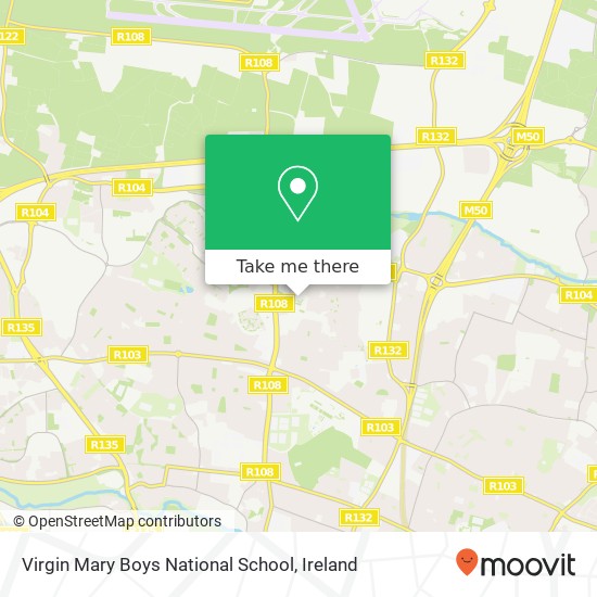Virgin Mary Boys National School map