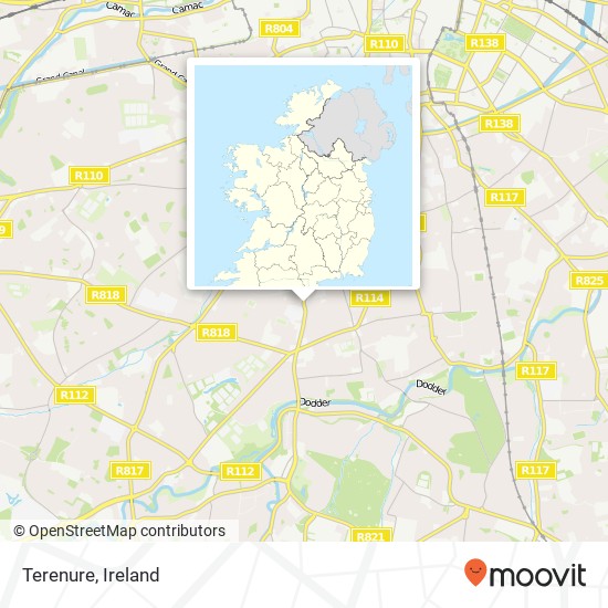 Terenure map