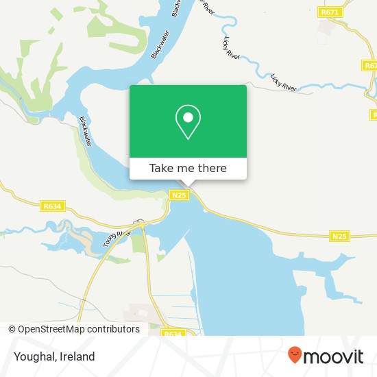 Youghal map