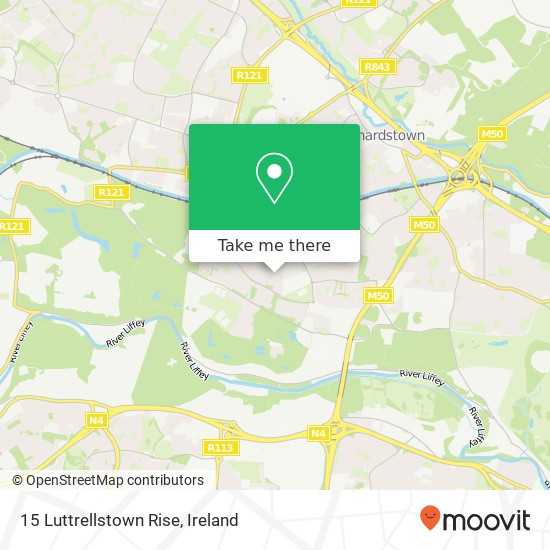 15 Luttrellstown Rise map