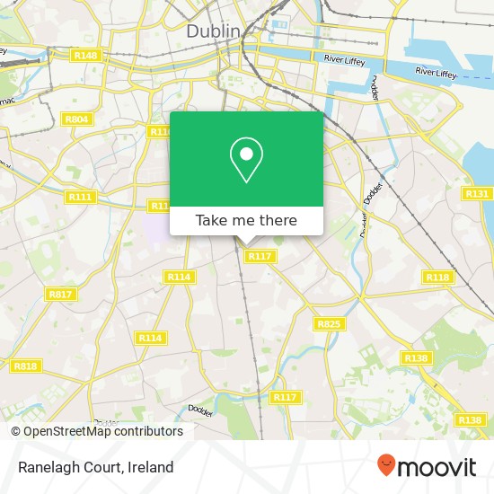 Ranelagh Court map