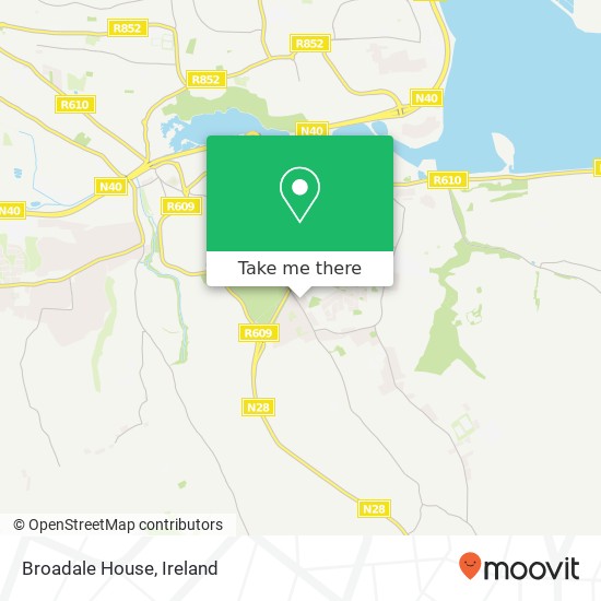 Broadale House map