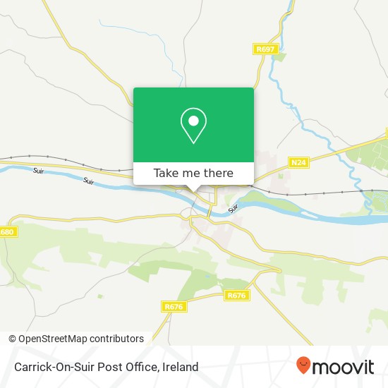 Carrick-On-Suir Post Office map