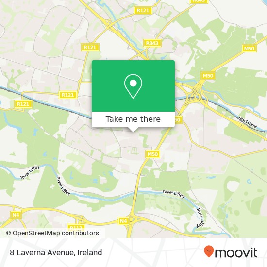8 Laverna Avenue map