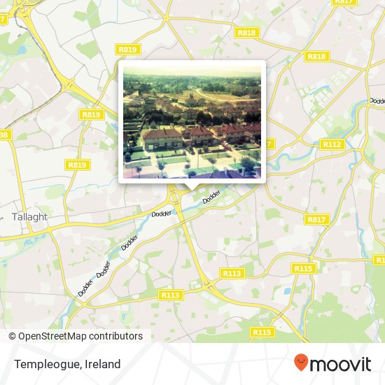 Templeogue map