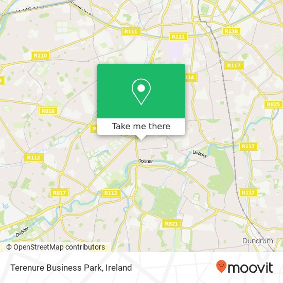 Terenure Business Park map