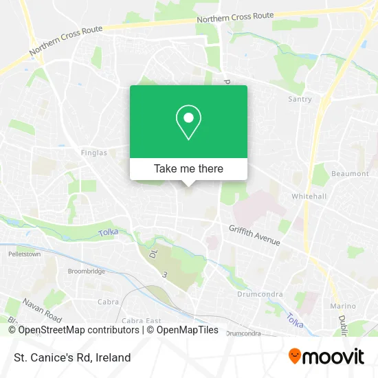 St. Canice's Rd map