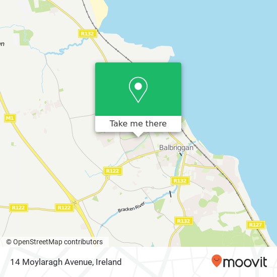 14 Moylaragh Avenue map