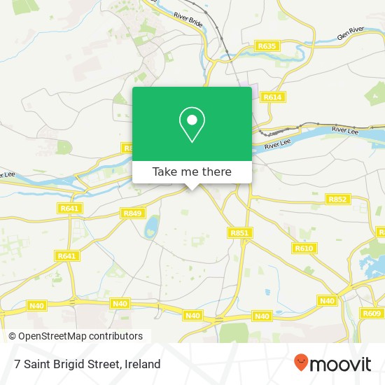 7 Saint Brigid Street map