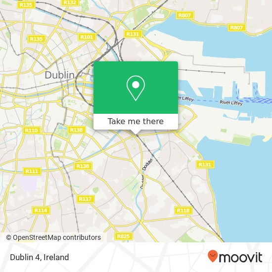 Dublin 4 map