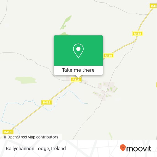 Ballyshannon Lodge map