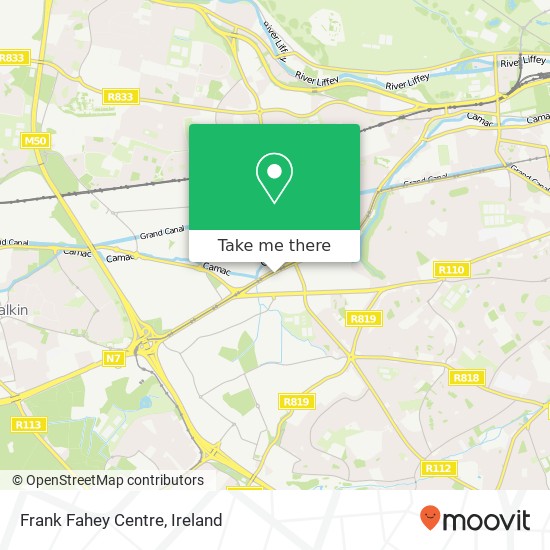 Frank Fahey Centre map