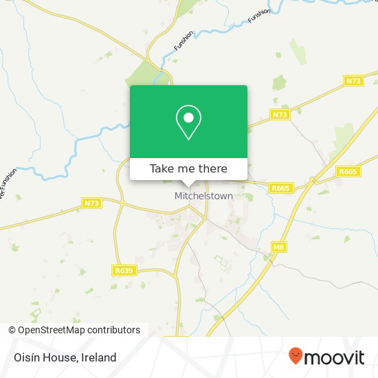 Oisín House map