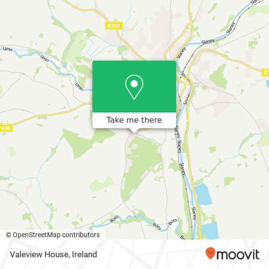 Valeview House map