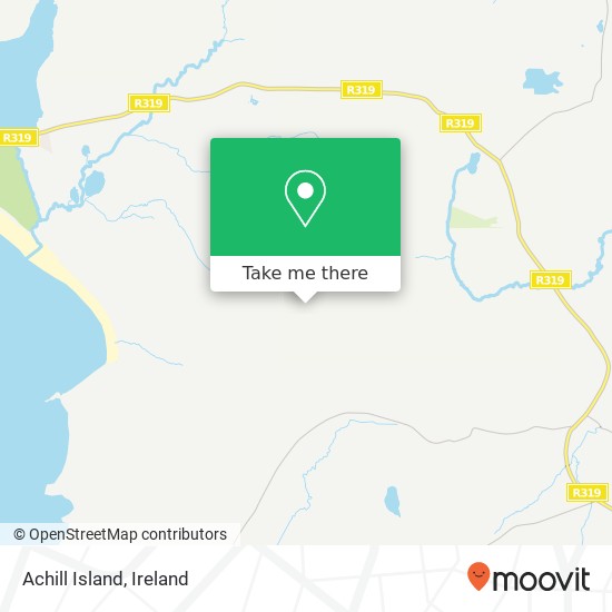 Achill Island map