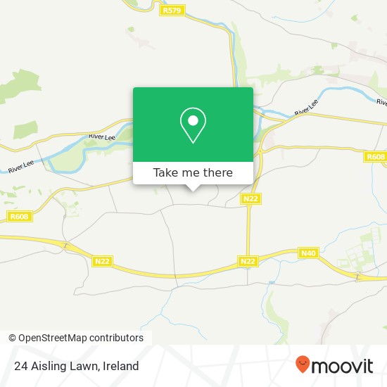 24 Aisling Lawn map