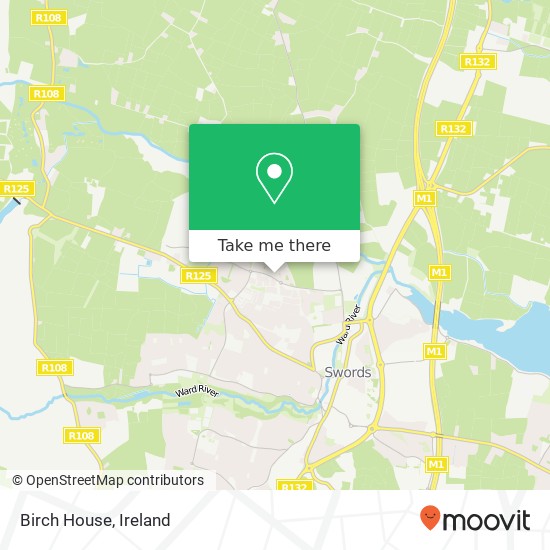Birch House map
