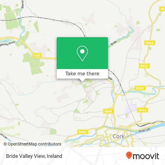 Bride Valley View map