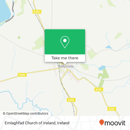 Emlaghfad Church of Ireland map
