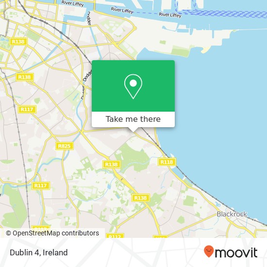 Dublin 4 map
