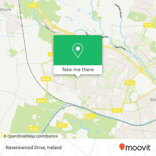 Ravenswood Drive map