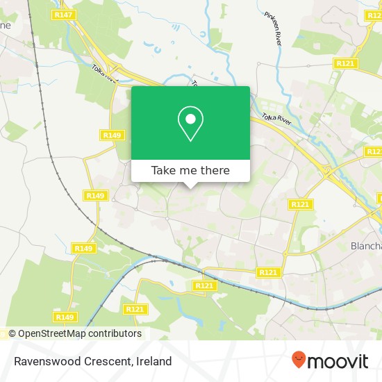 Ravenswood Crescent map