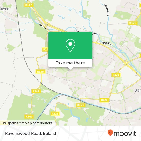 Ravenswood Road map