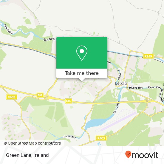 Green Lane map