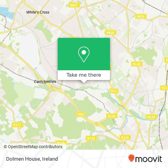 Dolmen House map