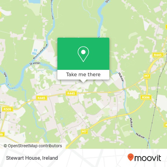 Stewart House map