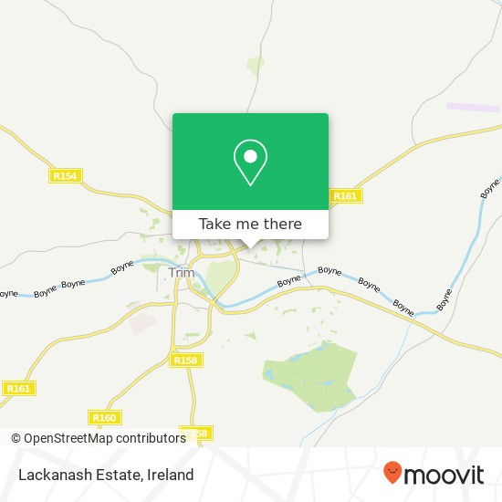 Lackanash Estate map