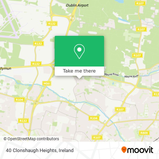 40 Clonshaugh Heights map