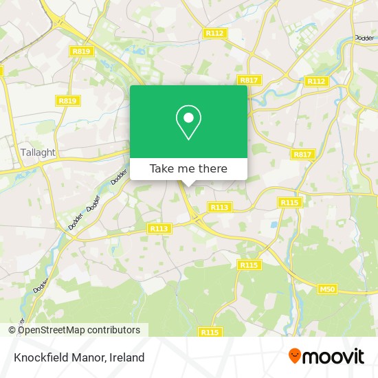 Knockfield Manor map