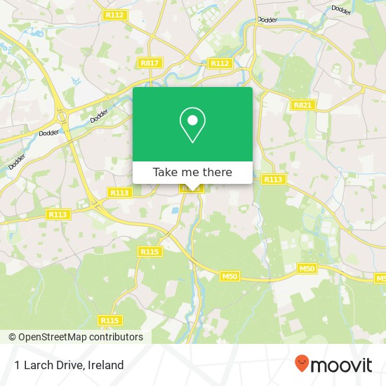 1 Larch Drive map