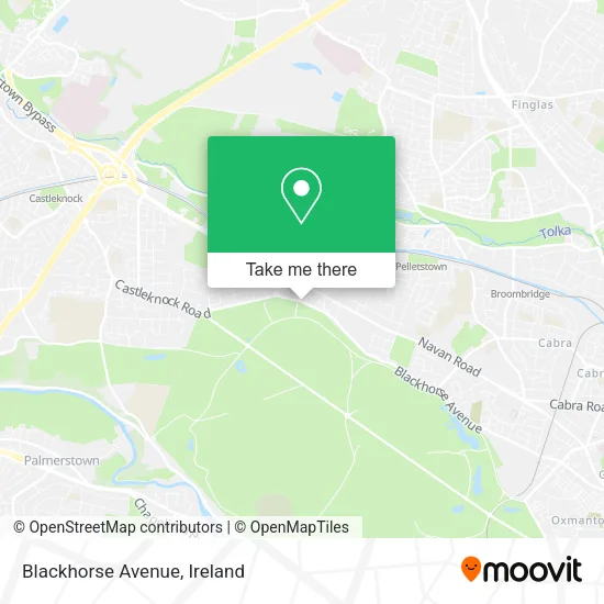 Blackhorse Avenue map