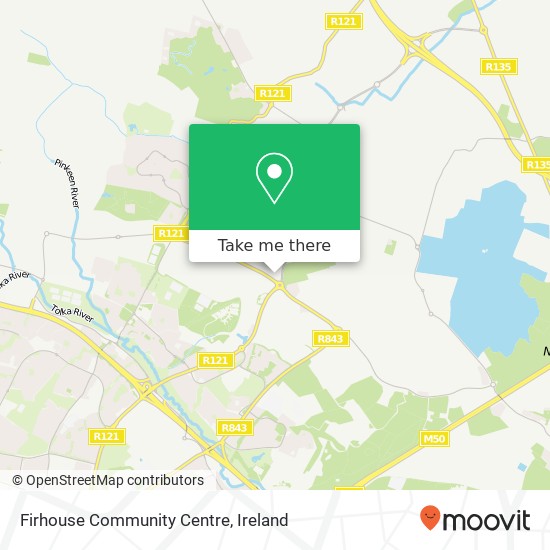 Firhouse Community Centre map