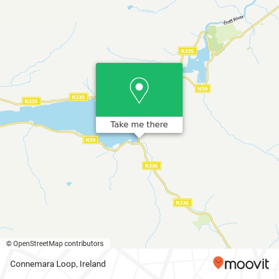 Connemara Loop map