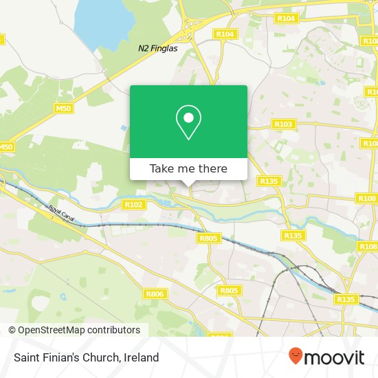 Saint Finian's Church map